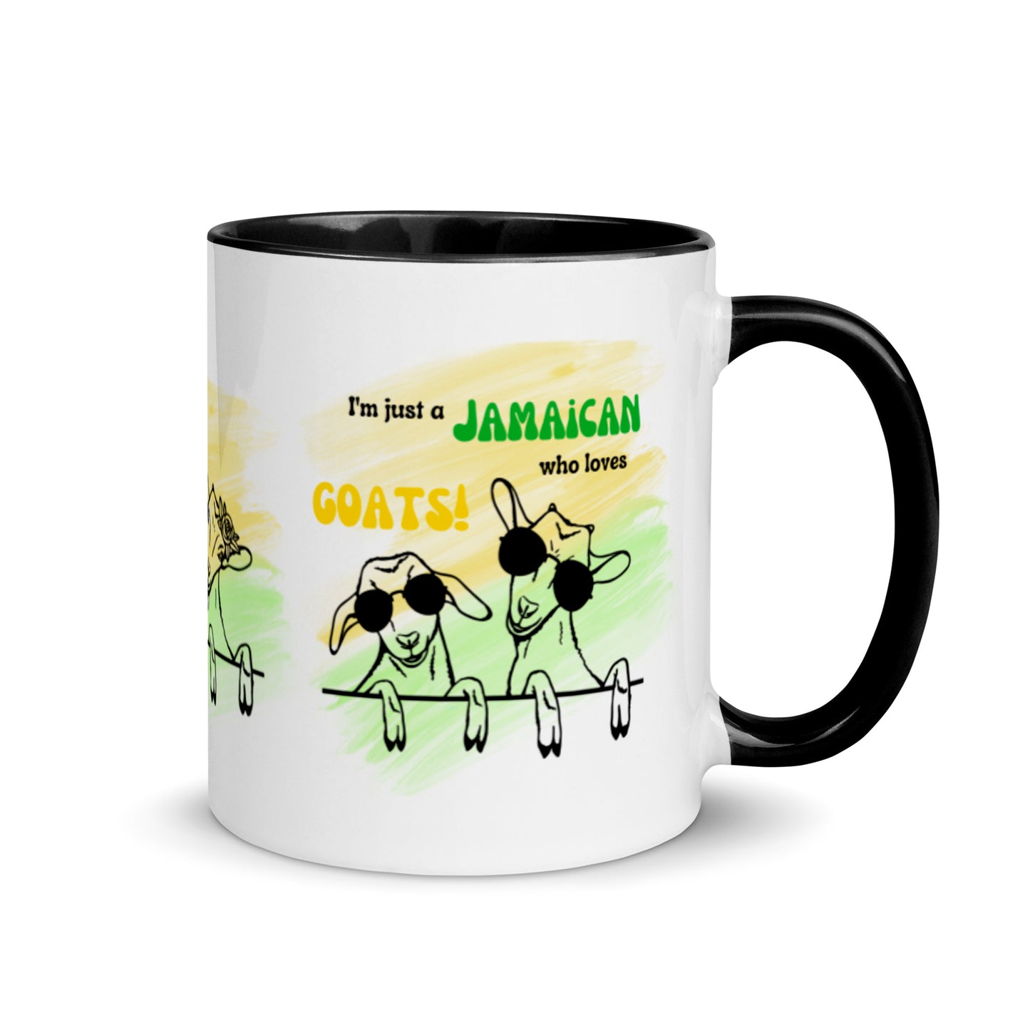 Jamaican Loves Goats Coffee Mug 🇯🇲 Jamaican Mi Like Yuh Mug • Jamaican Pride Gift Mug