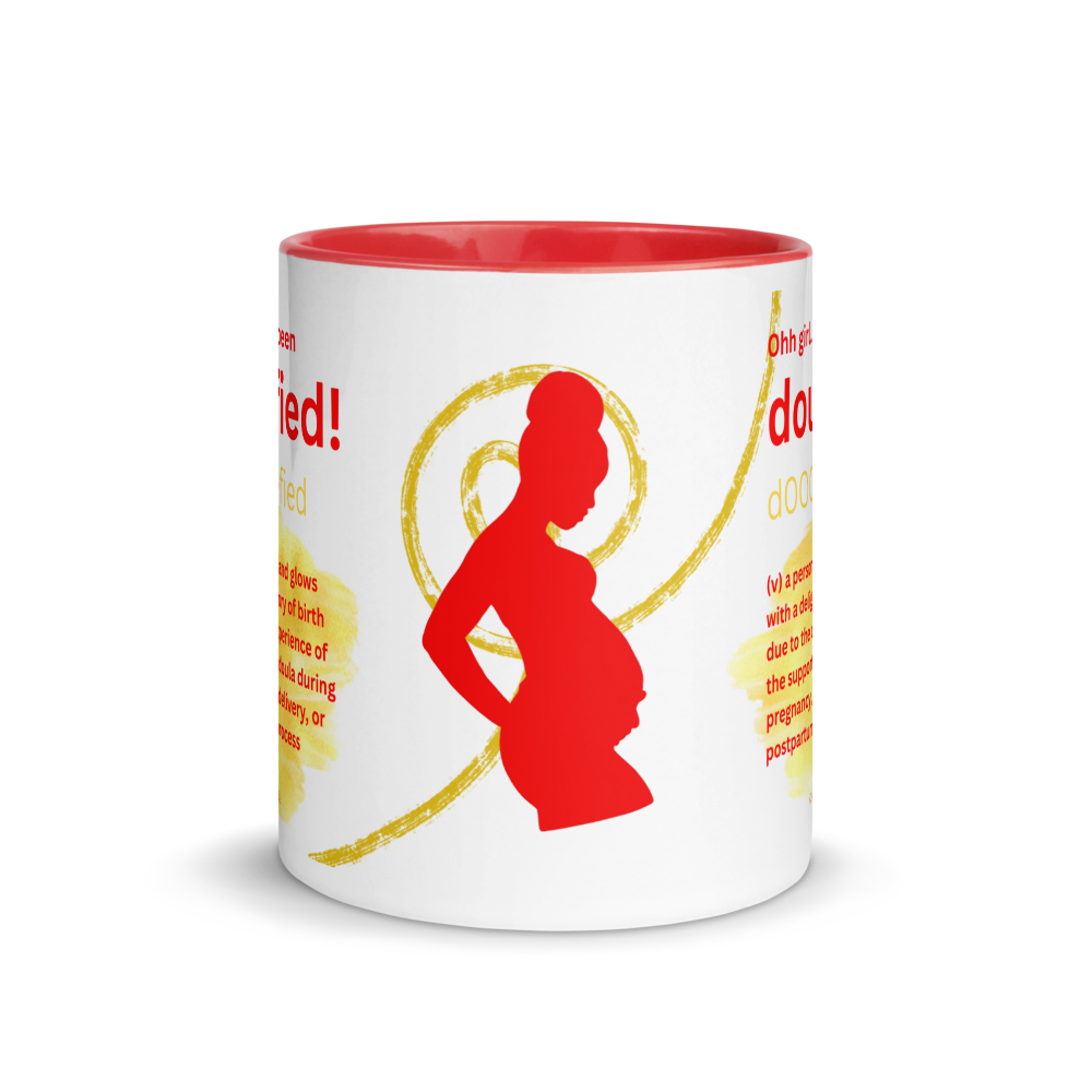 Personalized “Doulafied” Coffee Mug • Doula Coffee Mug • Black Birth Worker Mug • Doula Thank You • Birthing Coach Mug • Labor Coach Mug